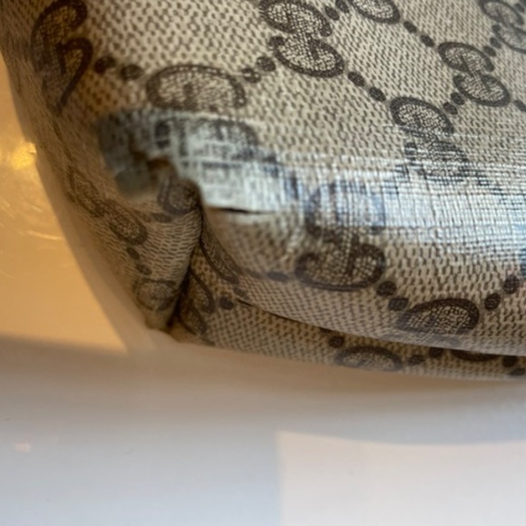 Vintage GUCCI Monogram Unisex Tote-bag, Circa 1980. - Picture 5 of 8